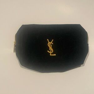 Yves Saint Laurent Black Velvet Pouch GWP
